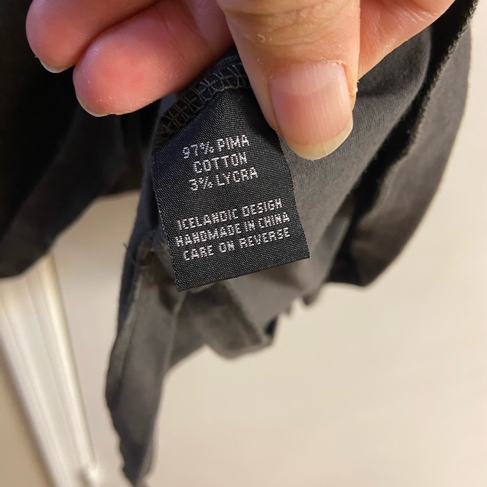 Elm Design Charcoal Long Sleeve Women's Top Large NWT - Picture 10 of 10